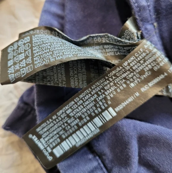 ZARA Find Your Way distressed button up shirt/jacket, overshirt Womens Med. - Picture 11 of 11